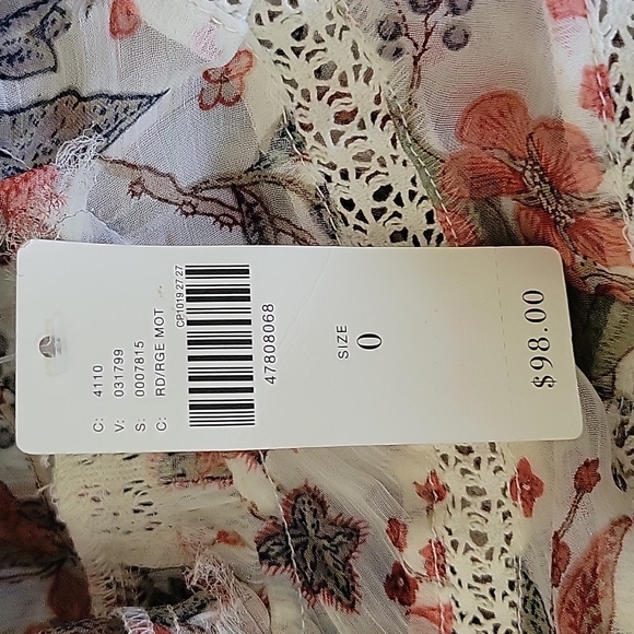 Anthropologie floral Blouse - Picture 6 of 6